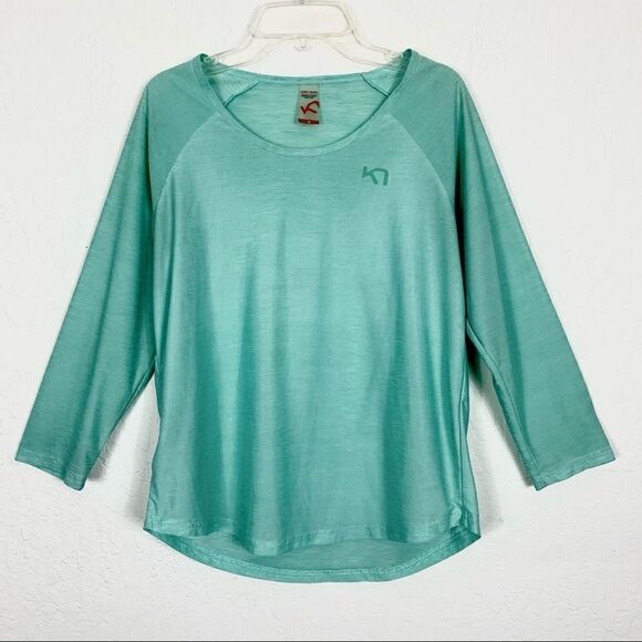 Kari Traa Aqua 3/4 Sleeve Athletic Shirt - Picture 1 of 6